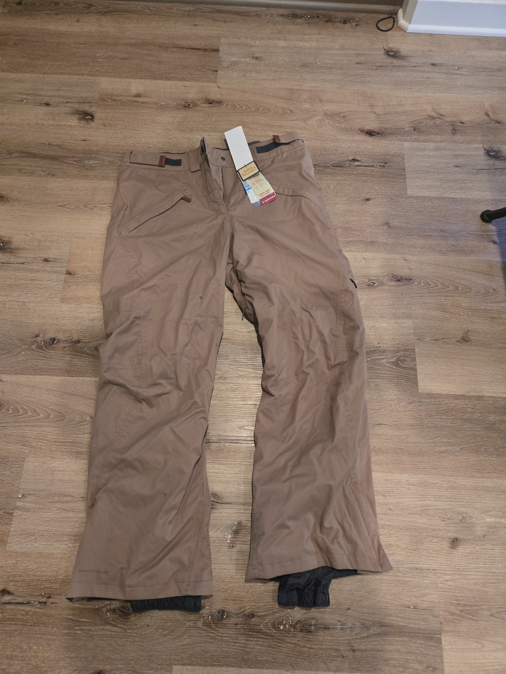 Columbia Men's Tan Outdoor Shell Pants